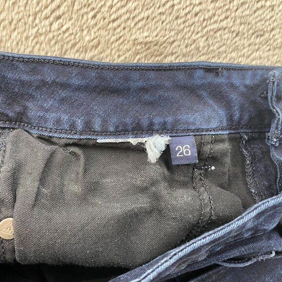 Guess Women's Vintage Jeans Size 26 Kate Bootcut Blue Denim Frayed Hem Casual - Picture 10 of 16